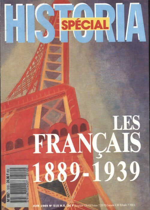 Livrenpoche : Historia Spécial n°510 : Les français 1889-1939 - Collectif - Livre