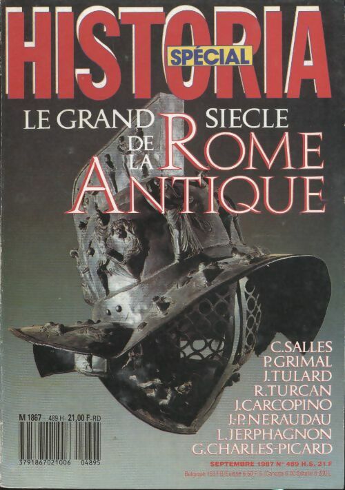 Livrenpoche : Historia Spécial n°489 : Le grand siècle de la Rome antique - Collectif - Livre