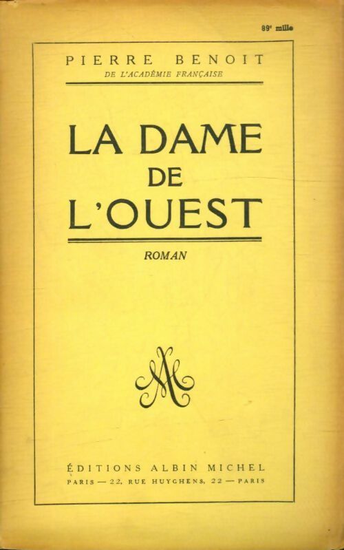 Livrenpoche : La dame de l'Ouest - Pierre Benoit - Livre