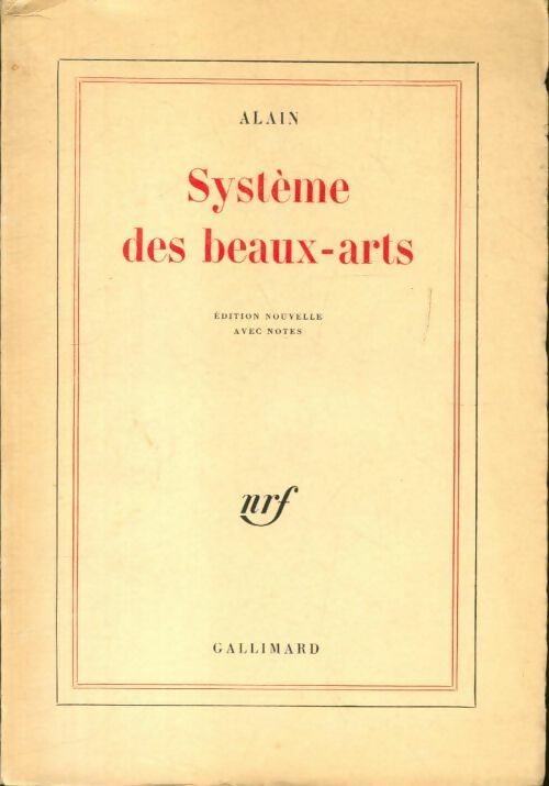 Livrenpoche : Système des beaux-arts - Alain - Livre