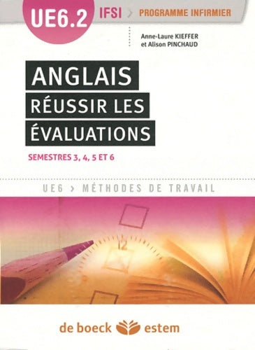 Livrenpoche : Anglais : Réussir les évaluations (ue 6. 2) - Anne-laure Kieffer - Livre