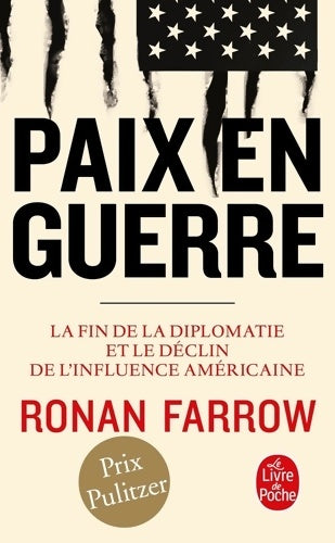 Livrenpoche : Paix en guerre - Ronan Farrow - Livre