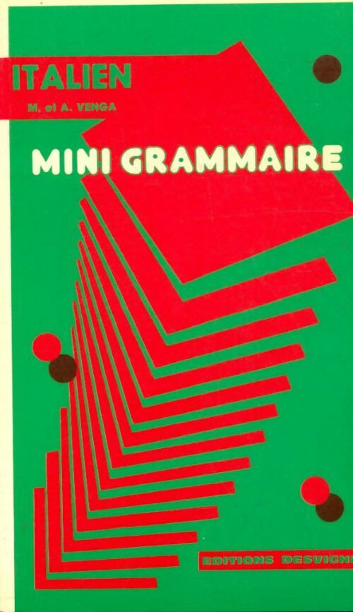 Livrenpoche : Mini grammaire italien - M Venga - Livre