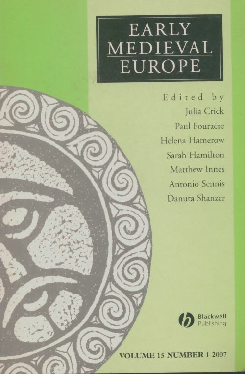 Livrenpoche : Early medieval Europe volume XV - Collectif - Livre