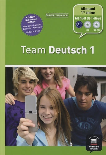 Livrenpoche : Allemand 1re année team deutsch 1 - Ursula Esterl - Livre