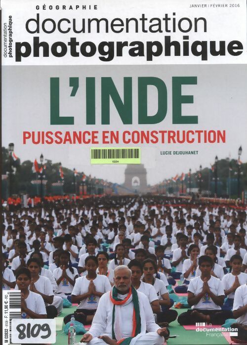 Livrenpoche : La documentation photographique n°8109 : L'inde puissance en construction - Collectif - Livre