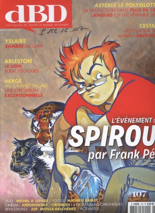 Livrenpoche : DBD n°107 : Spirou par Frank Pé - Collectif - Livre