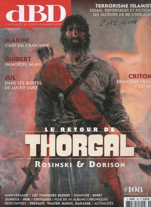 Livrenpoche : DBD n°108 : Le retour de Thorgal - Collectif - Livre