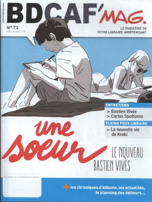 Livrenpoche : BDCaf'mag n°73 : Une s?ur, le nouveau Bastien Vivès - Collectif - Livre