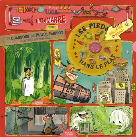Livrenpoche : Les pieds dans le plat + CD - Anne Laval - Livre