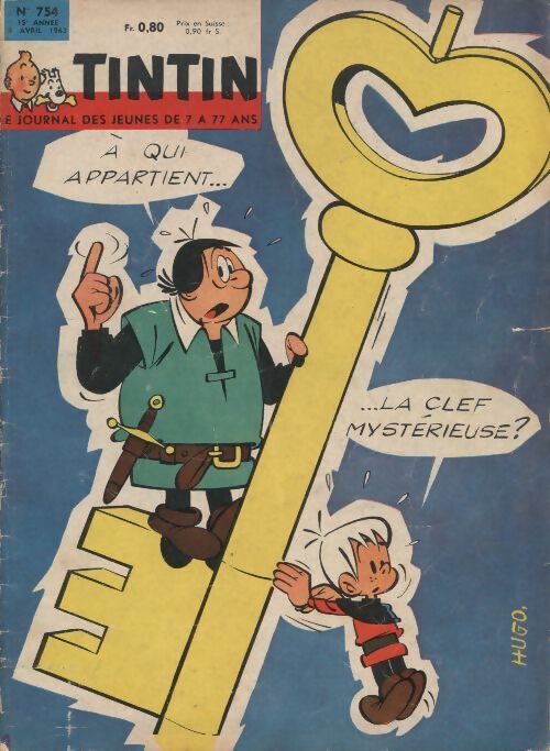 Livrenpoche : Tintin n°754 : A qui appartient la clef mystérieuse ? - Collectif - Livre