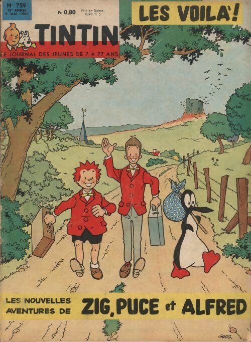 Livrenpoche : Tintin n°759 : Zig, Puce et Alfred - Collectif - Livre