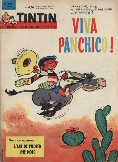 Livrenpoche : Tintin n°775 : Viva Panchico ! - Collectif - Livre