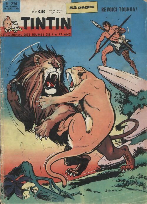 Livrenpoche : Tintin n°716 : Revoici Tounga ! - Collectif - Livre