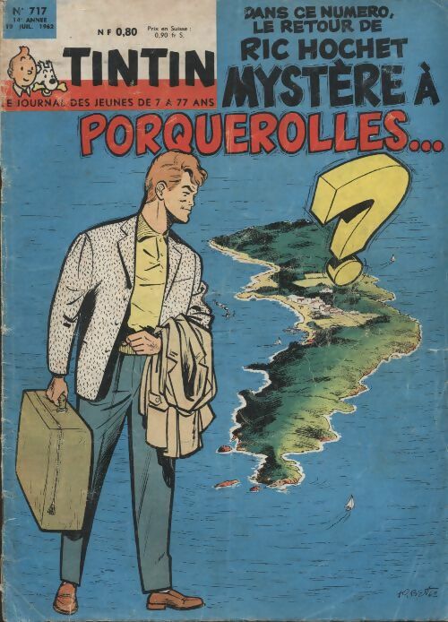Livrenpoche : Tintin n°717 : Ric Hochet, mystère à Porquerolles - Collectif - Livre