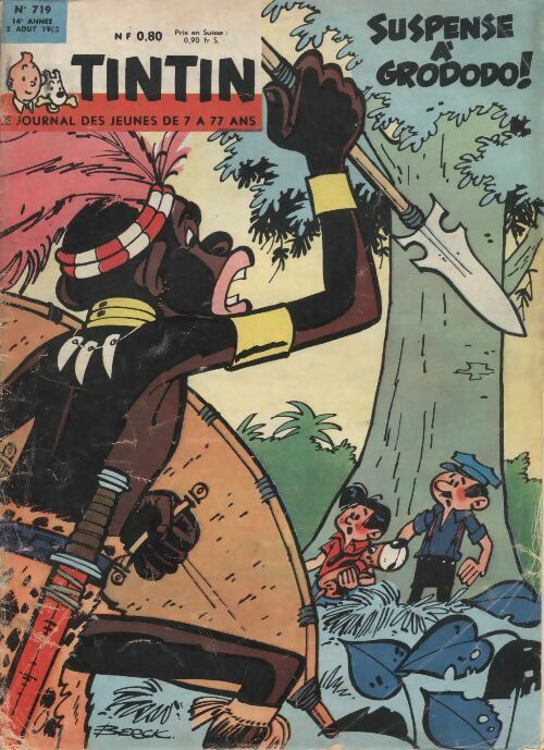 Livrenpoche : Tintin n°719 : Suspense à Grododo - Collectif - Livre