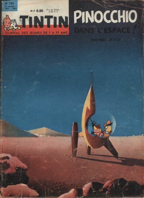 Livrenpoche : Tintin n°724 : Pinocchio dans l'espace ! - Collectif - Livre