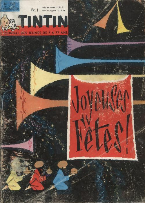 Livrenpoche : Tintin n°792 : Joyeuses fêtes - Collectif - Livre