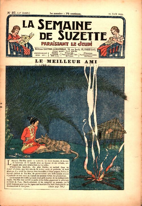 Livrenpoche : La semaine de Suzette 35e année n°37 : Le meilleur ami - Collectif - Livre