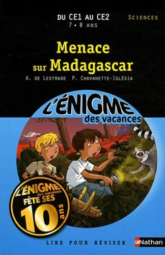 Livrenpoche : Enigme vac CE1 au CE2 menace - Agnès De Lestrade - Livre