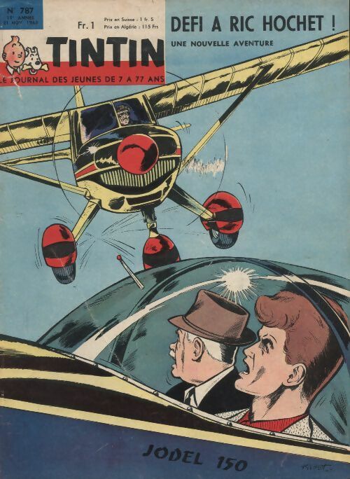 Livrenpoche : Tintin n°787 : Défi à Ric Hochet ! - Collectif - Livre