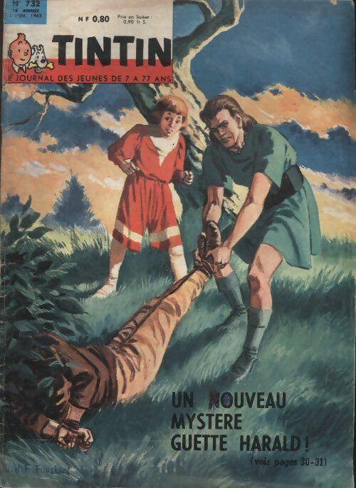 Livrenpoche : Tintin n°732 : Un nouveau mystère guette Harald ! - Collectif - Livre