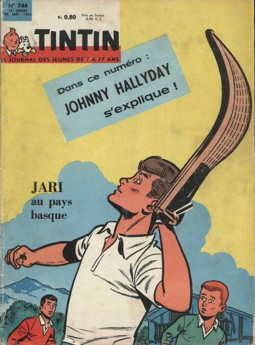 Livrenpoche : Tintin n°744 : Jari au pays basque - Collectif - Livre