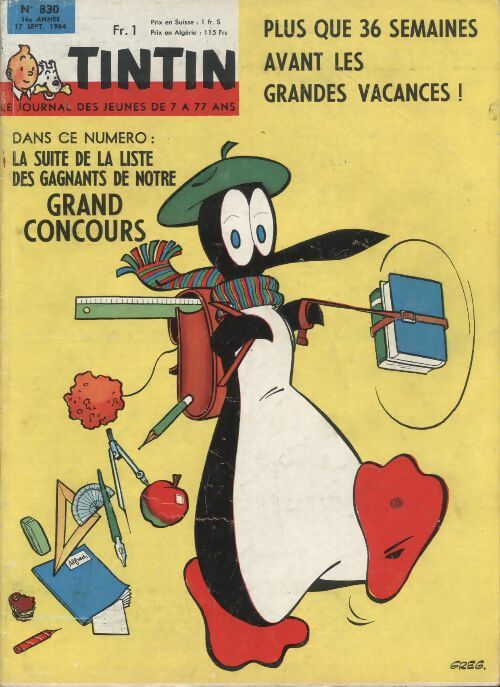 Livrenpoche : Tintin n°830 - Collectif - Livre