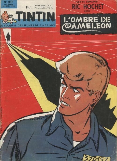 Livrenpoche : Tintin n°831 : L'ombre de Caméléon - Collectif - Livre