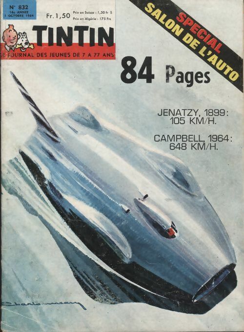 Livrenpoche : Tintin n°832 : Spécial salon de l'auto - Collectif - Livre