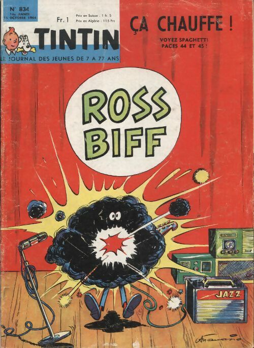 Livrenpoche : Tintin n°834 : Ross Biff - Collectif - Livre