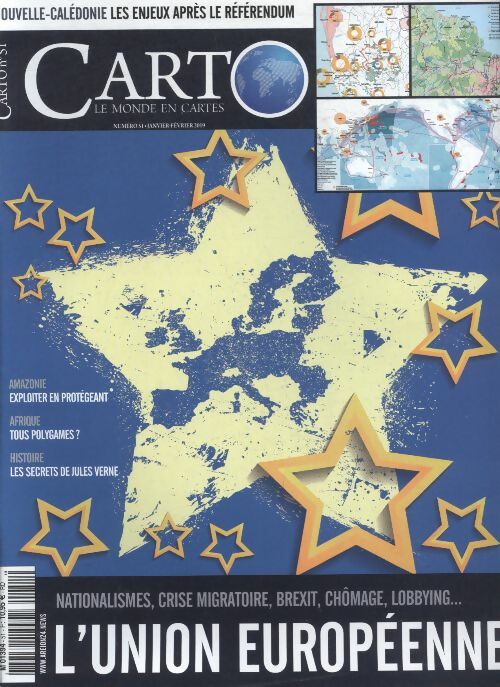 Livrenpoche : Carto n°51 : L'union européenne - Collectif - Livre