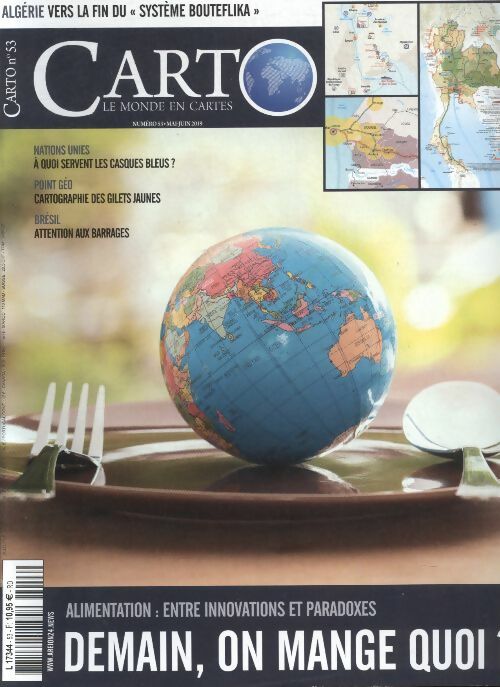 Livrenpoche : Carto n°53 : Demain, on mange quoi ? - Collectif - Livre