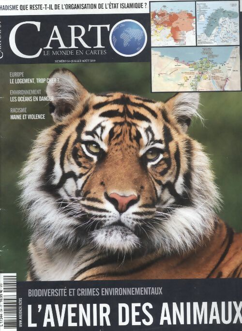 Livrenpoche : Carto n°54 : L'avenir des animaux - Collectif - Livre