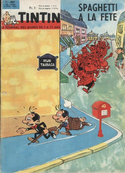 Livrenpoche : Tintin n°807 : Spaghetti à la fête - Collectif - Livre