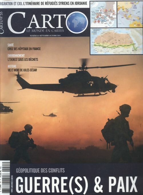 Livrenpoche : Carto n°55 : Guerre(s) & paix - Collectif - Livre