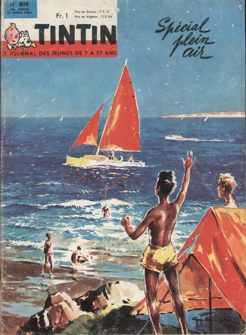 Livrenpoche : Tintin n°809 : Spécial plein air - Collectif - Livre
