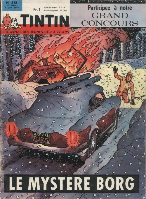 Livrenpoche : Tintin n°815 : Le mystère Borg - Collectif - Livre