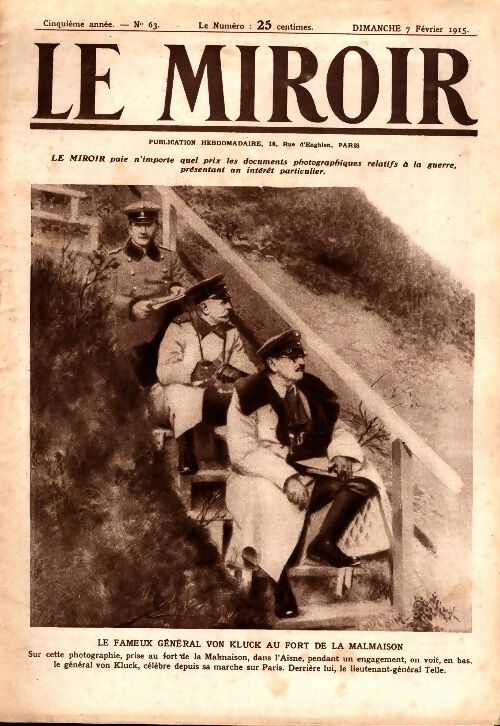Livrenpoche : Le Miroir n°63 - Collectif - Livre