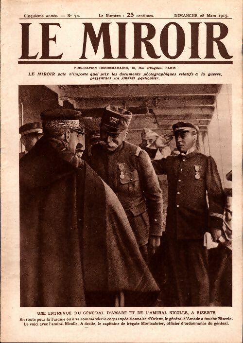 Livrenpoche : Le Miroir n°70 - Collectif - Livre