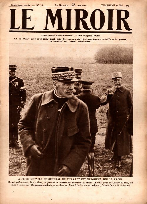 Livrenpoche : Le Miroir n°76 - Collectif - Livre