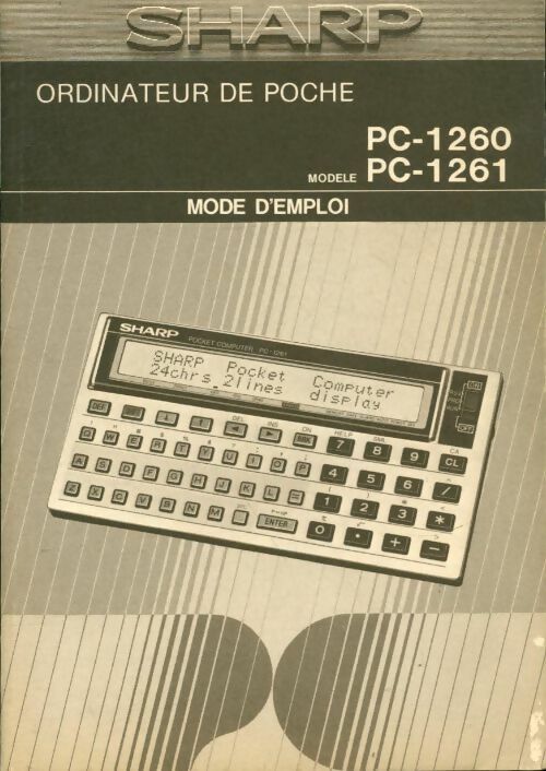 Livrenpoche : Ordinateur de poche PC-1260, PC-1261 mode d'emploi - Collectif - Livre