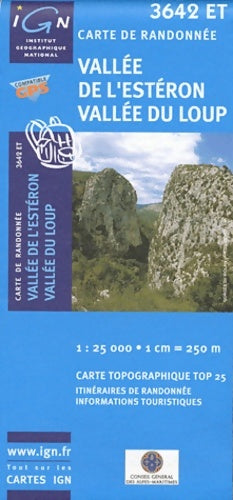 Livrenpoche : 3642et vallée de l'esteron/vallee du loup - Ign - Livre
