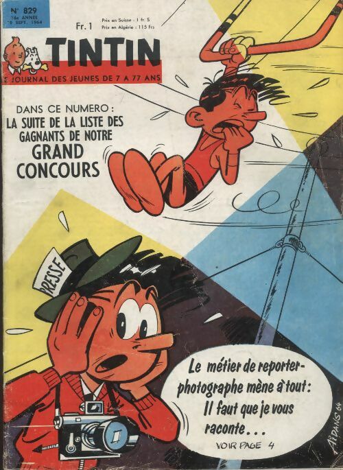 Livrenpoche : Tintin n°829 - Collectif - Livre