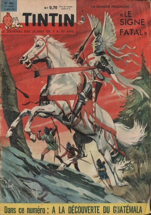 Livrenpoche : Tintin n°661 : A la découverte du Guatemala - Collectif - Livre