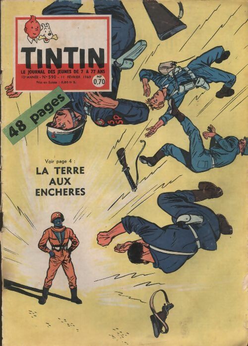 Livrenpoche : Tintin n°590 : La terre aux encheres - Collectif - Livre