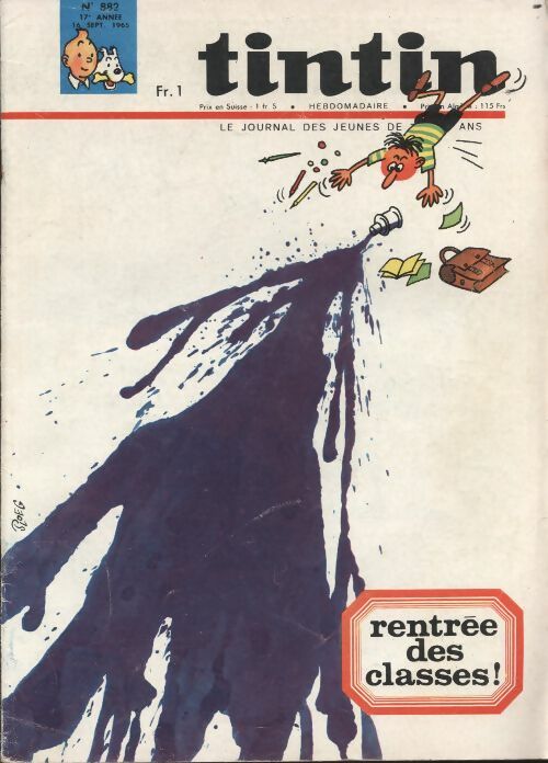 Livrenpoche : Tintin n°882 : Rentrée des classes - Collectif - Livre