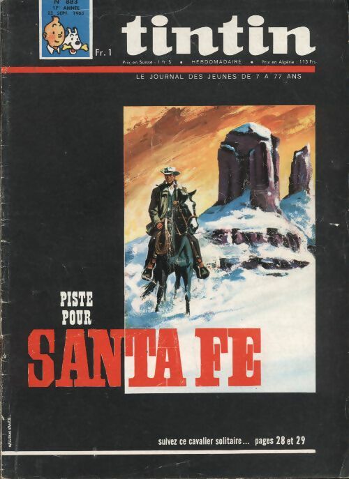 Livrenpoche : Tintin n°883 : Piste pour Santa Fe - Collectif - Livre