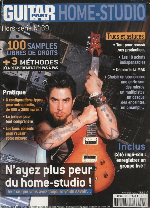 Livrenpoche : Guitar part Hors sérien°39 : Home-studio - Collectif - Livre
