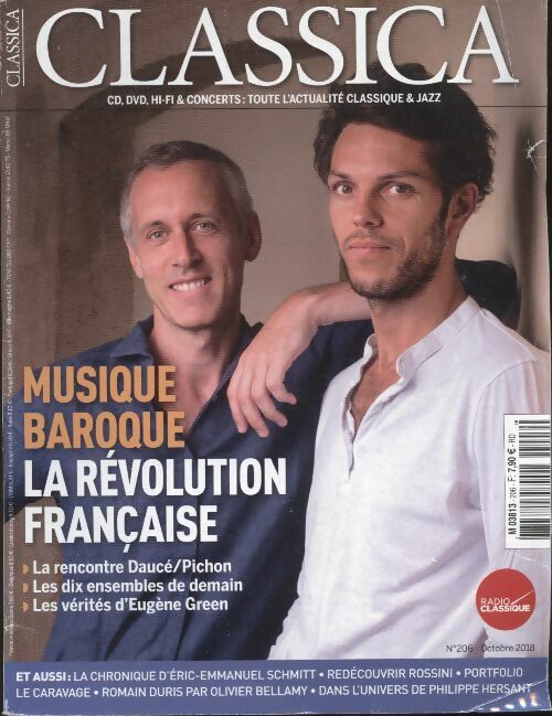 Livrenpoche : Classica n°206 : Musique baroque, la révolution française - Collectif - Livre